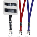 Gemex Lanyard with Plastic Clip 1119GBK (1 black pc only)