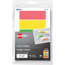 Avery Removable Rectangular Colour Coding Labelsfor Laser or 2334