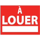 Plastic Sign - French 4895