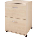 Nexera Essentials Mobile Filing Cabinet, 2-Drawer, Natural Maple 5093