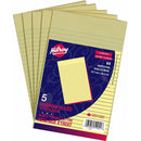 Hilroy Small Letter Pads, 5??8-Inch, Narrow Ruled, Canary, 64-She 51 (1 single unit only)041