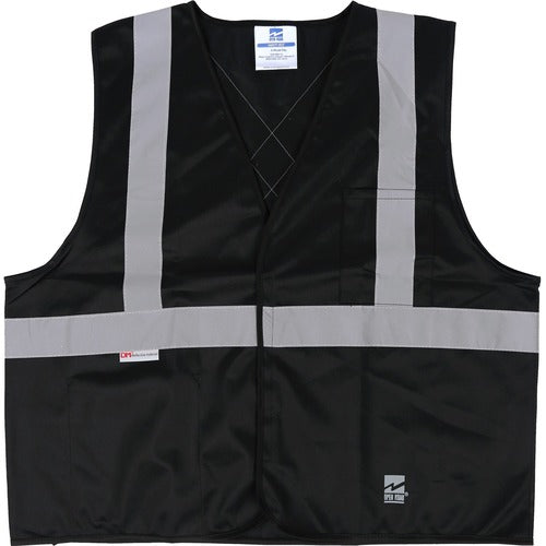 Viking Open Road Solid Safety Vest VIK6106BKSM