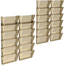Storex Snap and Stack Wall Pockets Files, Legal 70219B04C