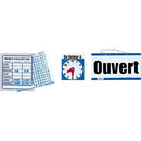 Reversible Sign Clock - French 8393
