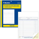 Blueline Sales Orders Book DCB156