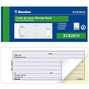 Blueline Receipt Book DCB2870