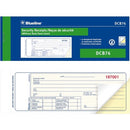 Blueline Security Receipts Book DCB76