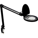 Dainolite 8W LED Magnifier Lamp, Black Finish DMLED10ABK