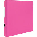 GEO 1" Textured Heavy-duty Binder, Pink PGR1410PK