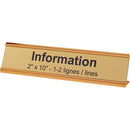 Derome Engraved Plate with Holder PLSUB210