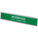 Derome Engraved Plate with Holder PLSUM16