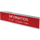 Derome Engraved Plate with Holder PLSUM210