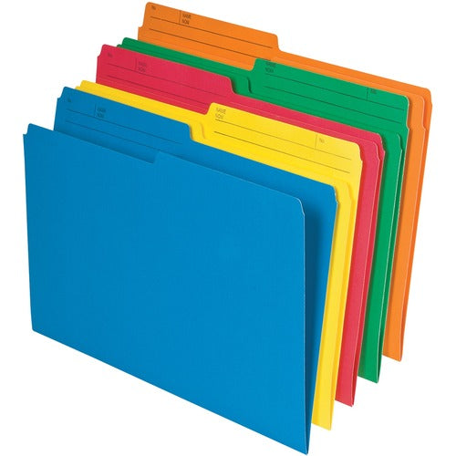 Pendaflex 1/2 Tab Cut Legal Top Tab File Folder PFXR61525AST