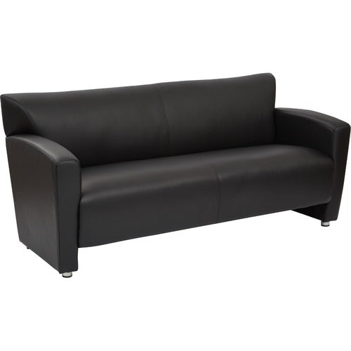 OSP Furniture Loveseat with Silver Finish Legs OSPSL2913SU6