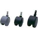 Shepherd Hardware 2-Inch Office Chair Stem Caster, Twin Wheel, 1- 9694