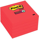 Post it Super Sticky Notes, Red 76x76mm 6545SSRR
