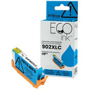 Eco Ink Remanufactured Inkjet Ink Cartridge 902XLC