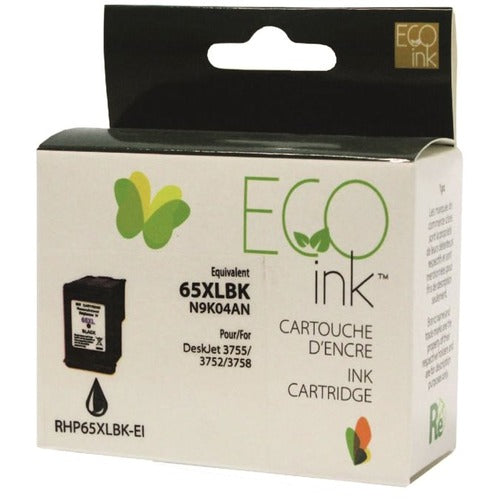 Replacement Eco Ink Remanufactured Inkjet Ink Cartridge Fits  fits HP  - Black - 1 Each DNS823671