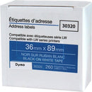 Premium Tape Address Labels - Alternative for Dymo 30320 DY30320