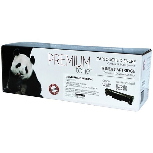 Replacement Premium Tone Toner Cartridge Fits Canon,  fits HP  CC530A, CE410A, CF380A, 118 - Black - 1 Each DNSCU200