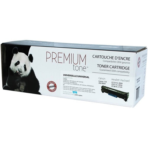 Replacement Premium Tone Toner Cartridge Fits Canon,  fits HP  CC531A, CE411A, CF381A, 118 - Cyan - 1 Each DNSCU201