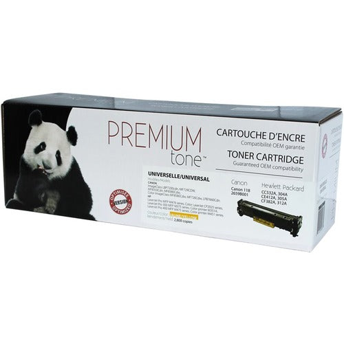 Replacement Premium Tone Toner Cartridge Fits Canon,  fits HP  CC532A, CE412A, CF382A, 118 - Yellow - 1 Pack DNSCU202