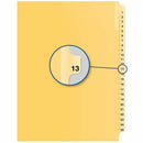 Quest Numerical Litigation Index Dividers QB112513