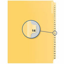 Quest Numerical Litigation Index Dividers QB112514