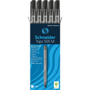 Schneider Tops 505 Ball Point Stick Pens Medium Black 10/Box RS150801