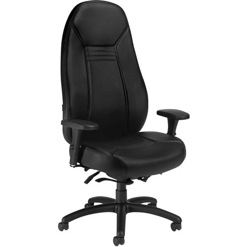 Global Obusforme Comfort XL Extended High Back Wide & DeepWeight Sensing Synchro-Tilter GLB12518BL20