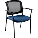Offices To Go Ibex | Upholstered Seat & Mesh Back Guest Chair 253823