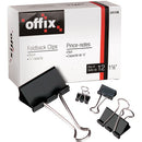 Offix Foldback Clips 2" (cap. 1") 345116