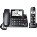 Panasonic KX-TGF870 DECT 6.0 Corded/Cordless Phone - Black KXTGF870B