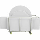 HDL Mobile Folding Table Storage Cart TLTCART