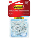 Command Wire Hooks 17067CLRC-VP-Small, 9 Hooks/12 Strips/Value Pa 209577
