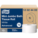 TORK Mini Jumbo Toilet Paper Roll White T2 12024402