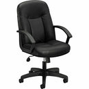 HON High-Back Executive Chair | Center-Tilt | Fixed Arms | Black  VL601SB11
