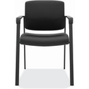 HON Validate Stacking Guest Chair | Black SofThread Leather VL605SB11
