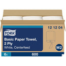 TORK Soft Centerfeed Hand Towel White M2 121204