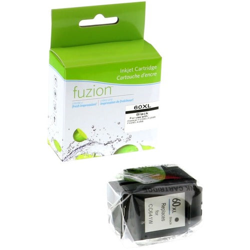 Replacement Fuzion Ink Cartridge fits HP 60 XL - Black GSUIJ60XLK