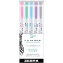 Zebra Pen Mildliner Highlighter 5pk Friendly (NEW!) 78505