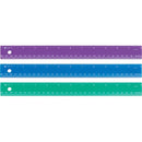 Westcott 300mm/12" Jewel Coloured Plastic Ruler 85012