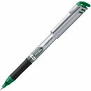 EnerGel Liquid Gel Pen, (0.7mm) Metal Tip, Capped, Green Ink BL17D