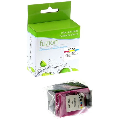 Replacement Replacement Fuzion Ink Cartridge Fits HP 60XL - Tri-color GSUIJ60XLCMY