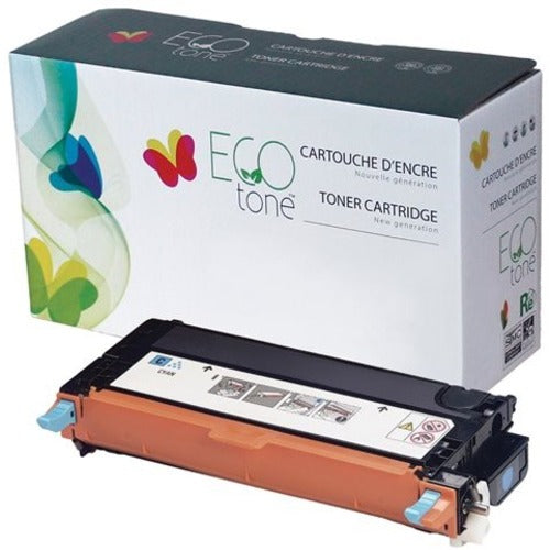 EcoTone Remanufactured Toner Cartridge - Alternative for Xerox - Cyan DNSRPH6280C