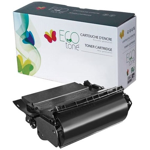 EcoTone Remanufactured Toner Cartridge - Alternative for Lexmark, IBM - Black DNSRCU094