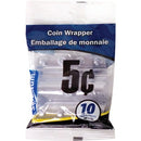 Selectum Plastic Coin Wrappers 5?? 10/pkg SL31444