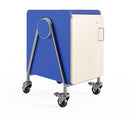 Safco Whiffle Typical Single Rolling Storage Cart 3926SBU