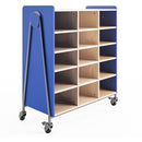 Safco Whiffle Typical Triple Rolling Storage Cart 3931SBU