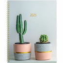 Blueline Succulent Plant Weekly/Monthly Planner 2025 C958BPT01